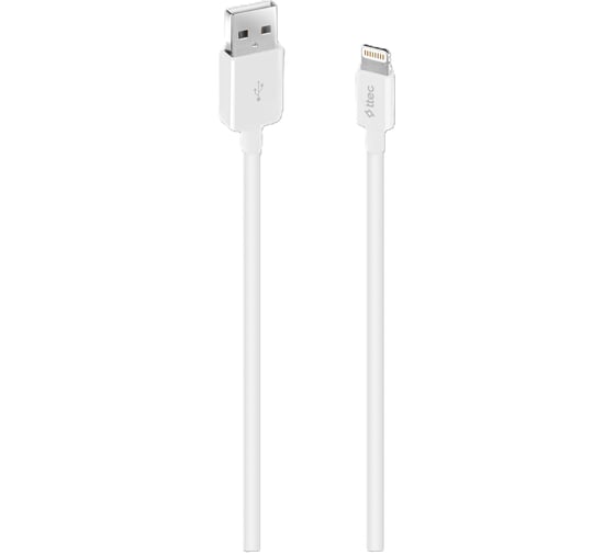 Кабель TTEC Lightning USB Charge/Data Cable. Длина: 120 см. Цвет: белый 2DKM01B