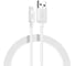 Кабель TTEC Lightning USB Charge/Data Cable. Длина: 120 см. Цвет: белый 2DKM01B 3