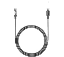 Кабель TTEC USB-C - USB-C AlumiCable 100W PD/Fast Charge Cable. Длина: 150 см. Цвет: серый космос. 2DK53UG