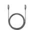 Кабель TTEC USB-C - USB-C AlumiCable 100W PD/Fast Charge Cable. Длина: 150 см. Цвет: серый космос. 2DK53UG 1