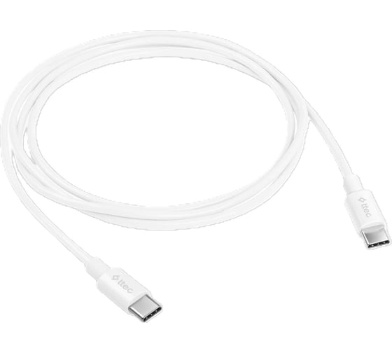 Кабель TTEC Type-C to Type-C Cable. Длина: 120 см. Цвет: белый 2DK36B