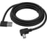 Кабель USB 2.0 GCR 1.5m AM угловой левый/BM угловой правый, черный, 28 AWG, экранирование, армирование, VIV51I172 1