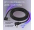 Кабель USB 2.0 GCR 1.5m AM угловой левый/BM угловой правый, черный, 28 AWG, экранирование, армирование, VIV51I172 2
