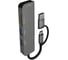 Мульти Хаб PERO MH05, USB-С/USB-A TO SD + TF + USB 3.0 + 2xUSB 2.0, серый MH05GR 1