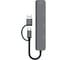 Мульти Хаб PERO MH05, USB-С/USB-A TO SD + TF + USB 3.0 + 2xUSB 2.0, серый MH05GR 5