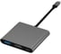 Мульти Хаб PERO MH08, USB-С TO USB-C + HDMI + USB 3.0, серый MH08GR 5