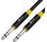 Аудио кабель GCR 15.0m STEREO jack 6,35mm/jack 6,35mm черный, AL case черный, M/M, VIV53I429 1