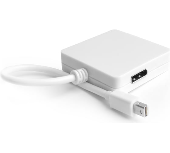 Адаптер-переходник GCR Apple mini DisplayPort 20M > DisplayPort 20F/HDMI 19F/DVI 25+4F, VIVMDIP2DHD