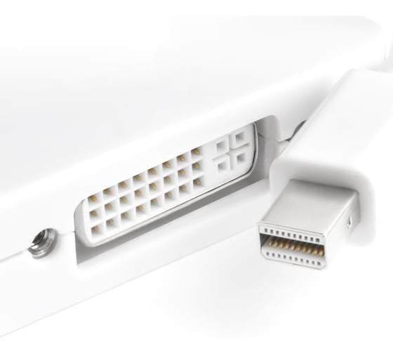 Адаптер-переходник GCR Apple mini DisplayPort 20M > DisplayPort 20F/HDMI 19F/DVI 25+4F, VIVMDIP2DHD