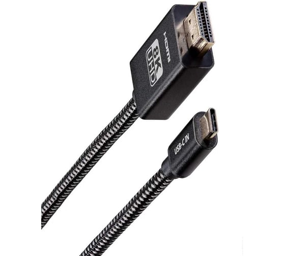 Кабель-адаптер Telecom USB3.1 TypeCm - HDMI Am 8K 60Hz медь 1.8m TCC018-1.8M
