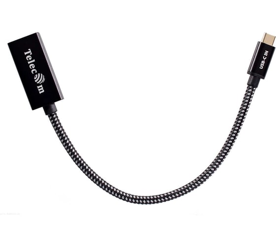 Кабель-адаптер Telecom USB3.1 TypeCm - HDMI Af 8K 60Hz медь 0.2m TCC022