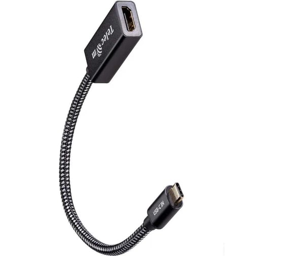 Кабель-адаптер Telecom USB3.1 TypeCm - HDMI Af 8K 60Hz медь 0.2m TCC022