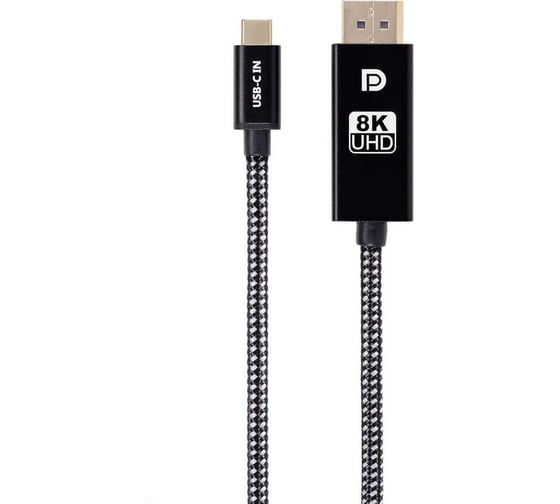 Кабель-адаптер Telecom USB3.1 TypeCm - DP Am 8K 60Hz медь 1.8m TCC024-1.8M