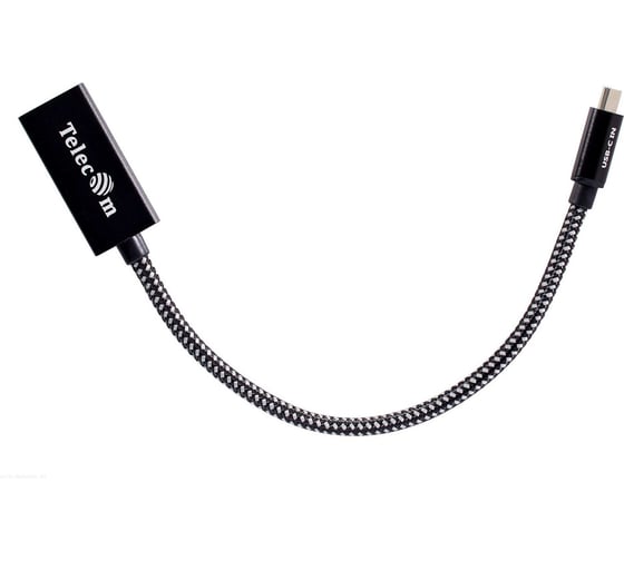 Кабель-адаптер Telecom USB3.1 TypeCm - DP Af 8K 60Hz медь 0.2m TCC026