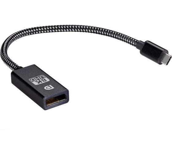 Кабель-адаптер Telecom USB3.1 TypeCm - DP Af 8K 60Hz медь 0.2m TCC026