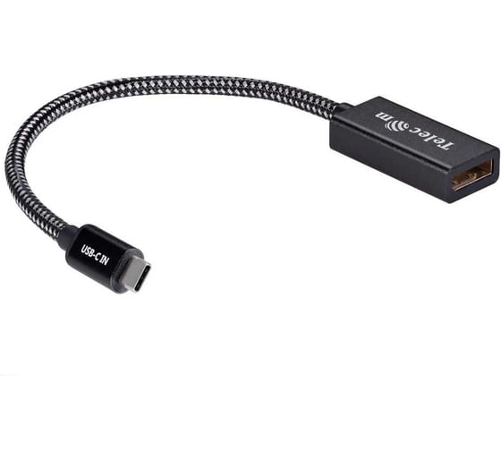 Кабель-адаптер Telecom USB3.1 TypeCm - DP Af 8K 60Hz медь 0.2m TCC026