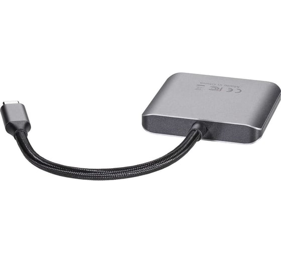Кабель-адаптер Telecom TypeC - dual HDMI f HUB 8K 60Hz 0.15m TUC601