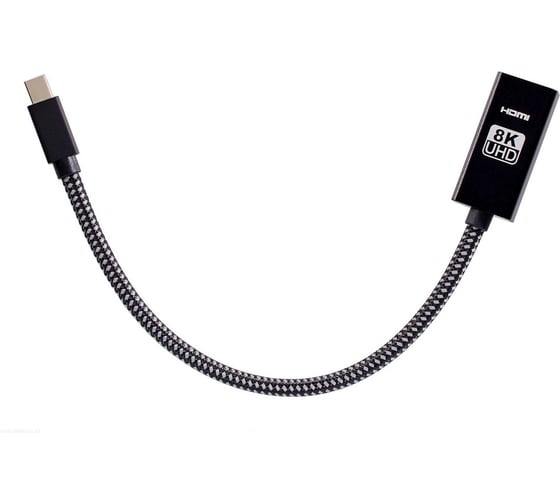 Кабель-адаптер Telecom miniDP M - HDMI F 8K 60Hz медь 0.2m TA585 1