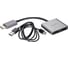 Кабель-адаптер Telecom DP M - dual DP F MST HUB 8K60Hz 0.15m + USB C charge cable 1m TUC603 1