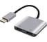 Кабель-адаптер Telecom DP M - dual DP F MST HUB 8K60Hz 0.15m + USB C charge cable 1m TUC603 4