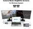 Кабель-адаптер Telecom DP M - dual DP F MST HUB 8K60Hz 0.15m + USB C charge cable 1m TUC603 13