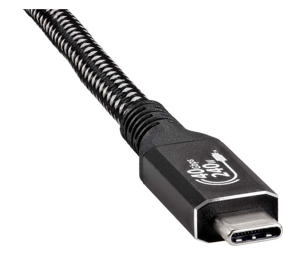 Кабель Telecom USB4 TypeCM/CM 8K 30Hz 40GBps PD 240W медь 3m TUS840-3M