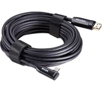 Активный оптический кабель VCOM TypeC M-DP M 15m D3752A-15.0