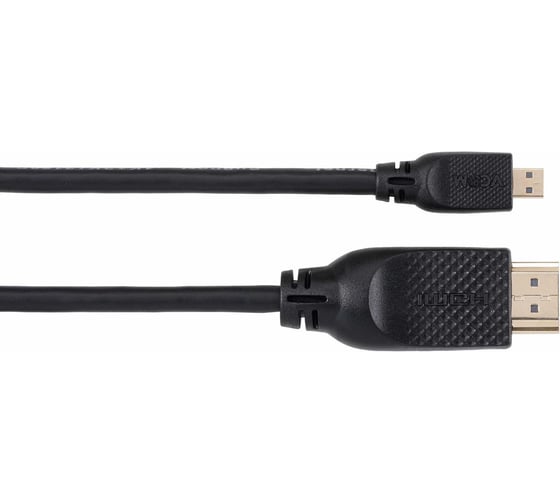 Кабель VCOM HDMI 19M - MicroHDMI 19M ver 2.0 медь 1.8m CG587-1.8M