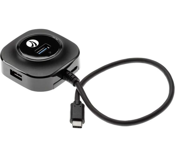 Кабель-концентратор VCOM TypeC USB3.0 - 4 USB3.0 +microUSB 0.3m DH307C 1