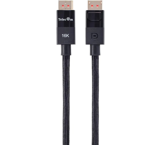 Кабель соединительный Telecom DP-DP 2.1V 80Gbs 16K 60Hz медь 2m TCG865-2M
