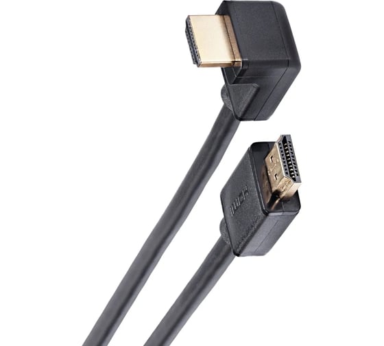 Кабель Telecom HDMI-HDMI ver 2.1 8K 60Hz угол 90град медь 1m TCG256-1M