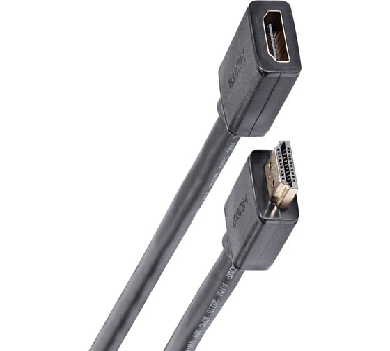 Кабель удлинительный Telecom HDMI 19M/F 8K 60Hz ver 2.1 медь 1.5m TCG257MF-1.5M 1