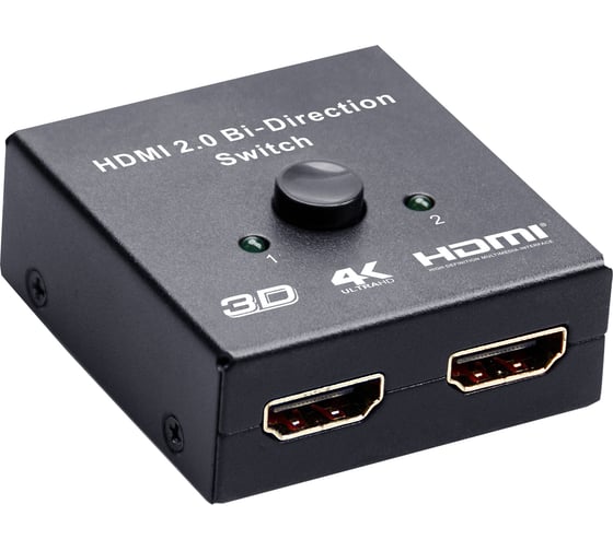 Переключатель HDMI v2.0 GCR 1х2, 2х1, универсальный, 4K 60 Hz, серия Greenline, VIVvTIC03 1