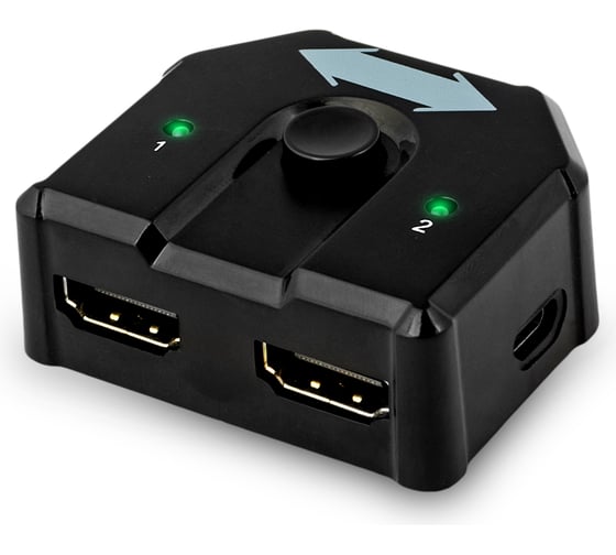 Переключатель HDMI 2.0 GCR 2 к 1 Bi-Direction Switch серия Greenline GL-vTC03T, VIVvTIC03T 1