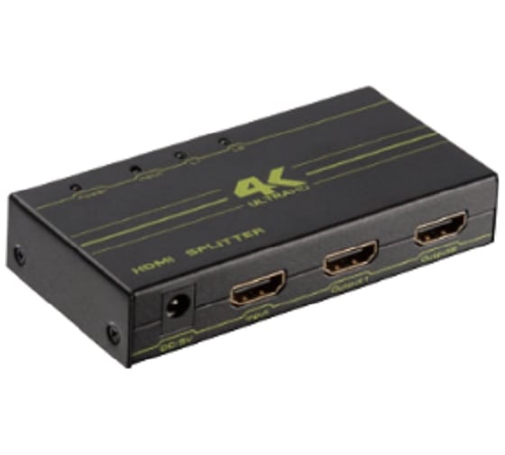 Разветвитель HDMI GCR v1.4, 1 на 2 выхода, 4Kx2K 30Hz / 1080p 60Hz, HDCP 1.4, Greenline, VIVv1I02C 1