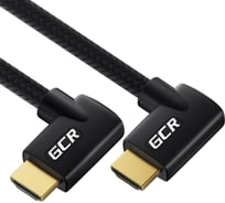 Кабель HDMI 2.0 GCR 1.5m Mправый угол, черный нейлон, HDR, UltraHD, 3D, AUDIO, 18.0Гбит/с, 28AWG, VIV53I278
