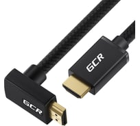 Кабель HDMI2.0 GCR 1.0m M/M верхний угол, черный, HDR, UltraHD, 3D, AUDIO, 18.0Гбит/с, 28AWG, VIV53I290