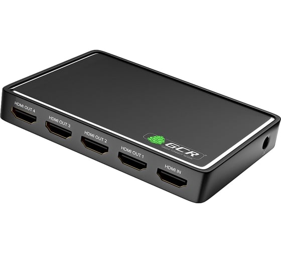 Разветвитель HDMI GCR v2.0,1 на 4 выхода, 4K 60Hz/1080p 120Hz 4:2:0, USB Charge, Greenline, VIVvAI08 1