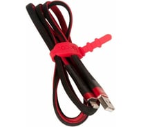 Кабель USB Hoco U39 Slender для Lightning, 2.4А, длина 1.2м, красный 813519