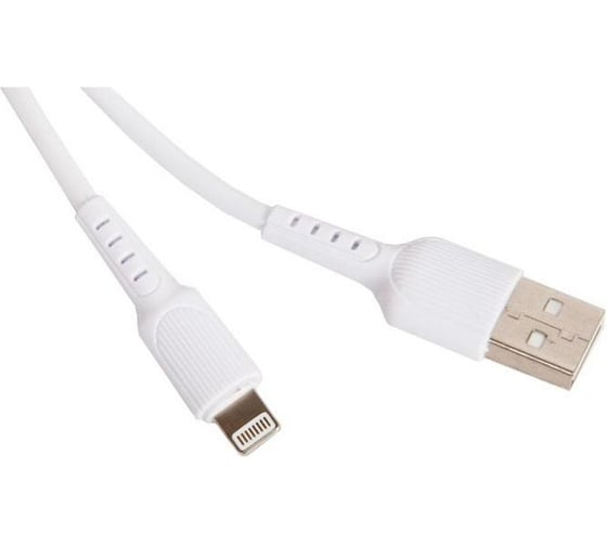 Кабель USB Borofone BX16 для Lightning, 2.0A, длина 1м, белый 821376