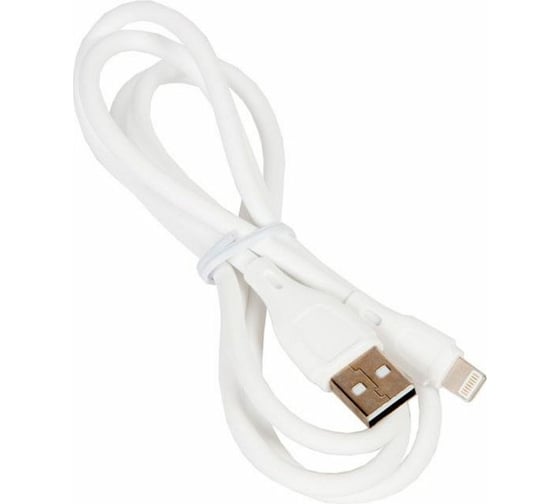 Кабель USB Hoco X61 Ultimate silicone для Lightning, 2.4А, длина 1.0м, белый 811137
