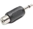 Переходник GCR, аудио jack 2,5mm/RCA, M/F, черный, VIV53I423 1