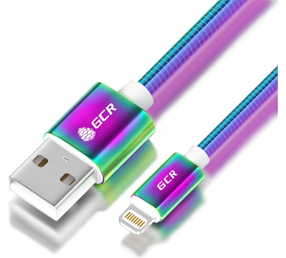 Кабель GCR 1.0m iPod, iPhone, iPad GRADIENT, AL корпус, MFI, VIV51I977 1