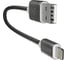 Кабель InterStep MFI iPhX 8pin TPE, Цвет-Темно-Серый, 0,2m 60391 1