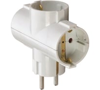 Сетевой разветвитель General Lighting Systems GTS-T-3-16-G, 16А, 3 места, Т-образный, с заземлением 473007