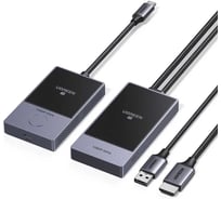 Беспроводной HDMI Трансмиттер и Ресивер UGREEN CM737 Wireless HDMI Transmitter and Receiver. Цвет: серый 35031A