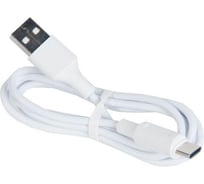 Кабель USB Borofone BX1 для Type-C, быстрая зарядка (fast charge), 3.0А, длина 1м, белый 762141