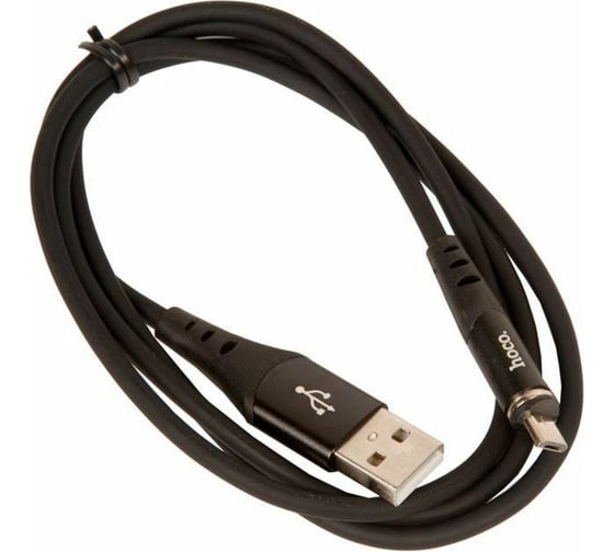 Кабель USB Hoco X60 Honorific для Micro USB, 2.0А, длина 1.0м, черный 808554