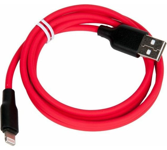 Кабель USB Hoco X21 Silicone для Lightning, 2.0А, длина 1.0м, красный