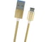 Кабель InterStep TypeC-USBA USB3.0 Gold нейлон 1,0м, AA ,M-M 51765 1